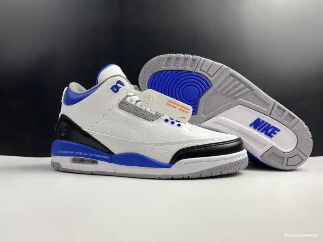 MaikeSneakers Jordan Retro White Air CT8532-040 Blue 3 0422